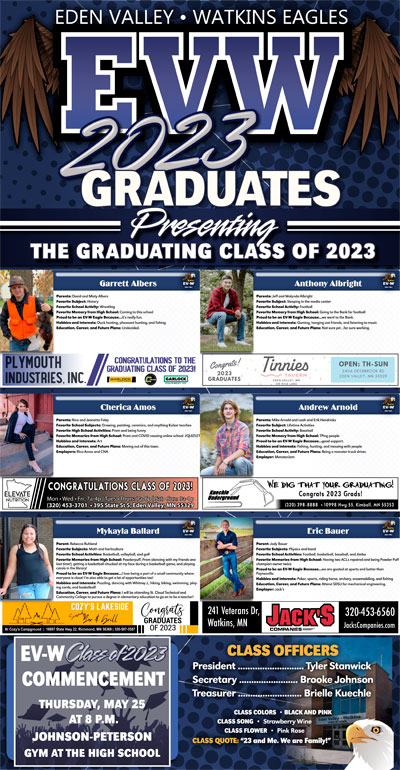2023 EVW Grad Section